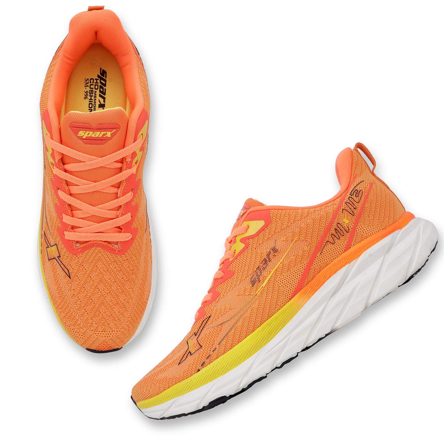 Shop Orange Yellow Athleisure Shoes for Men SM 996 Online at Best