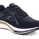 Sparx image of side and back Sparx shoes for men image with white background available in Golden colour front and back side view.