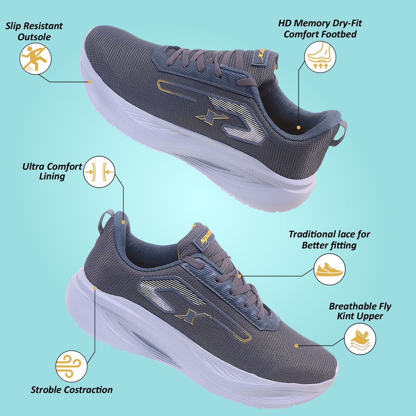 Sparx Athleisure Shoes for Men SM 1074