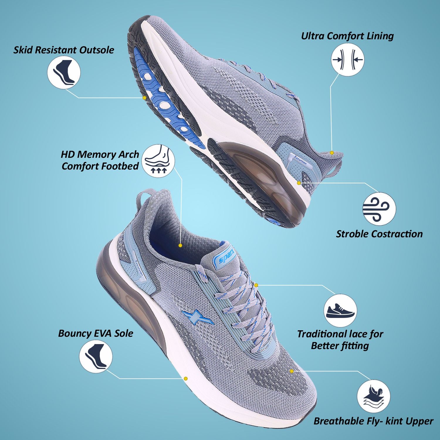 Sparx Athleisure Shoes for Men SM 1093