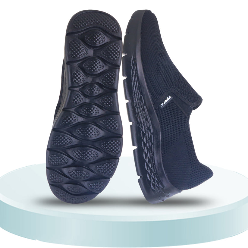 Relaxo SX9052G-BKBK black footwear product image