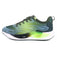 Athleisure Shoes for Men available in green color. The shoes with white background. 
