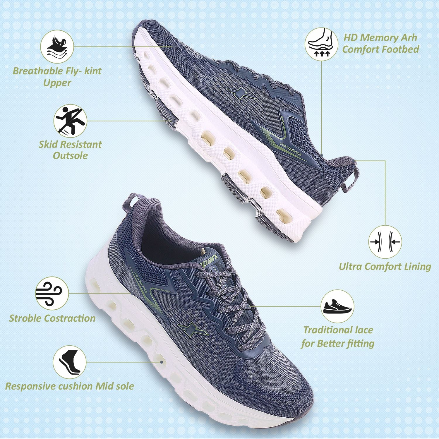 Athleisure Shoes for Men SM 9083
