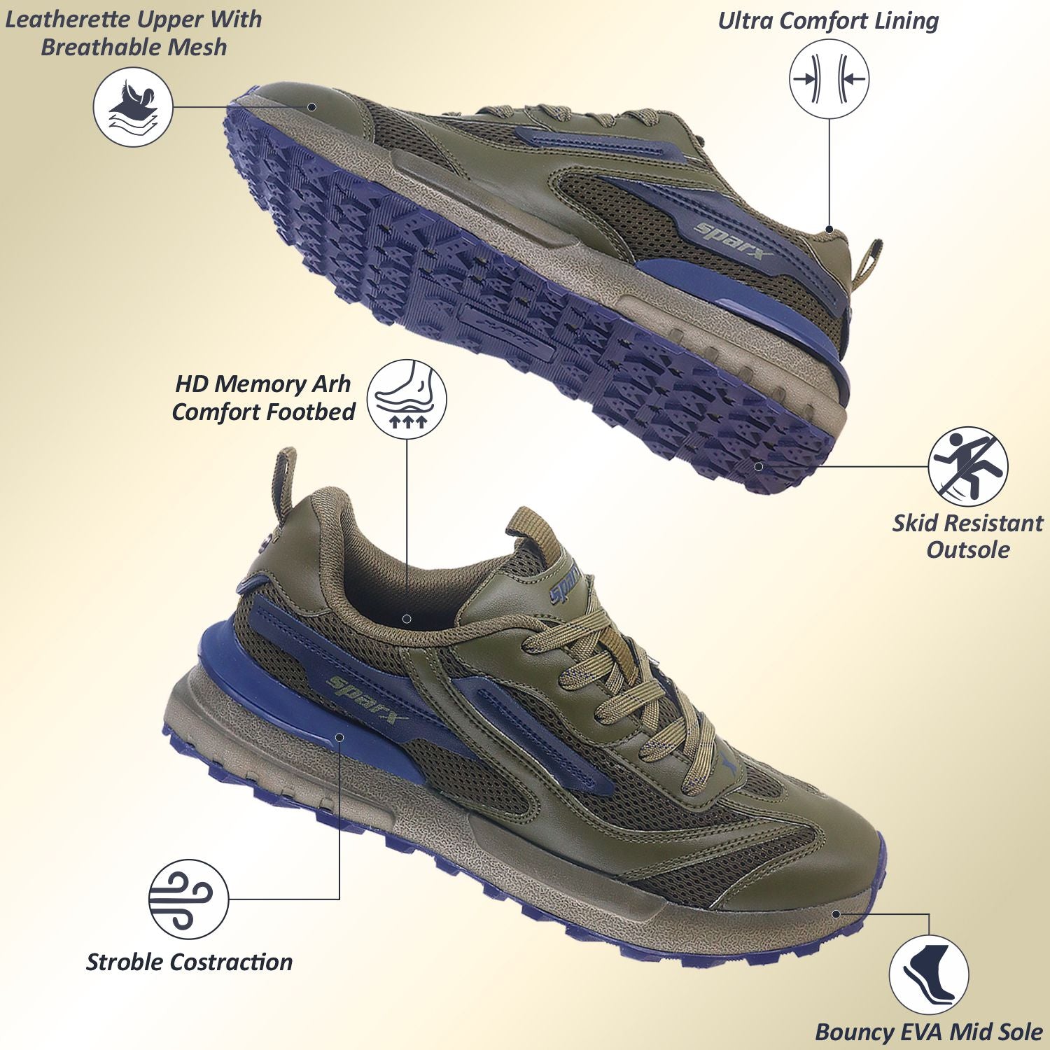 Sparx Shoes for Men SM 9087