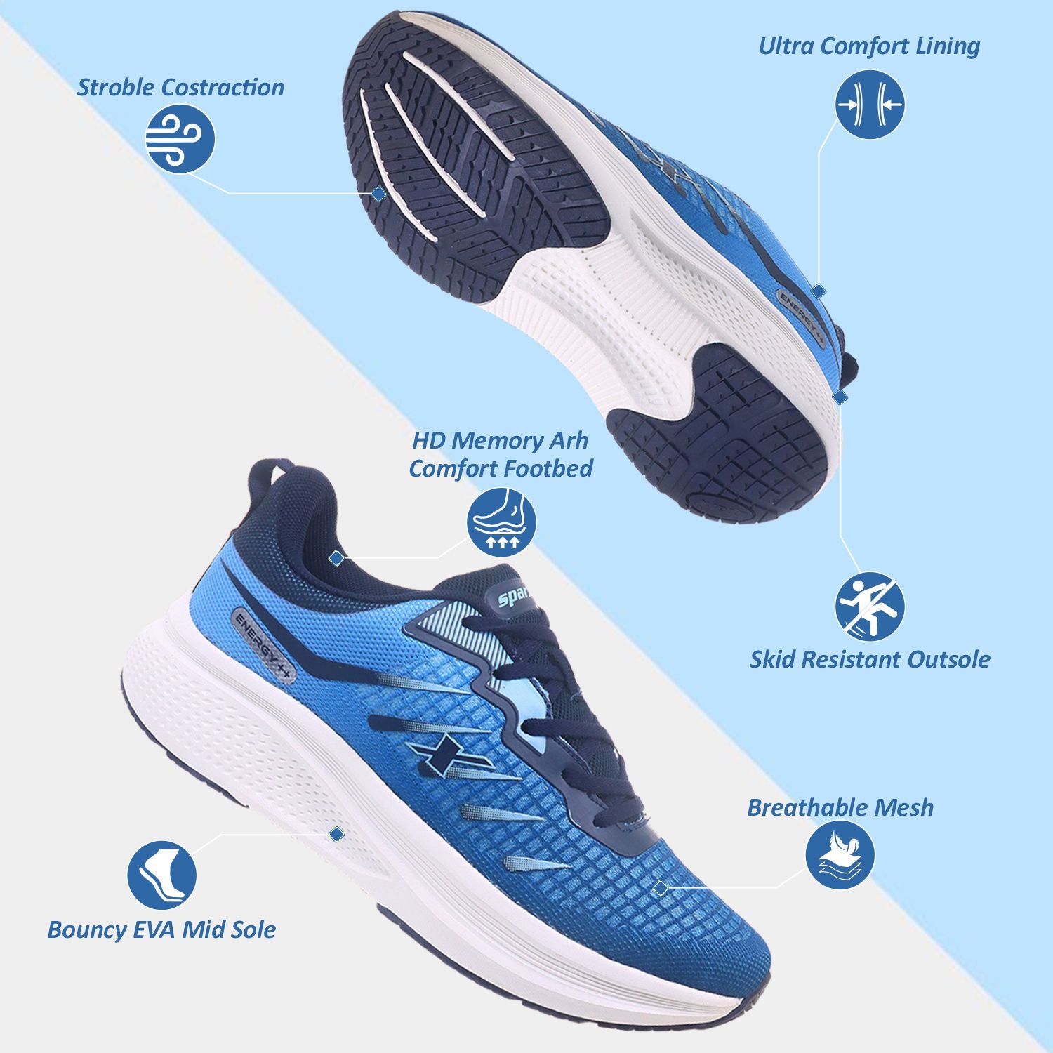 Sparx Shoes for Men SM 9093